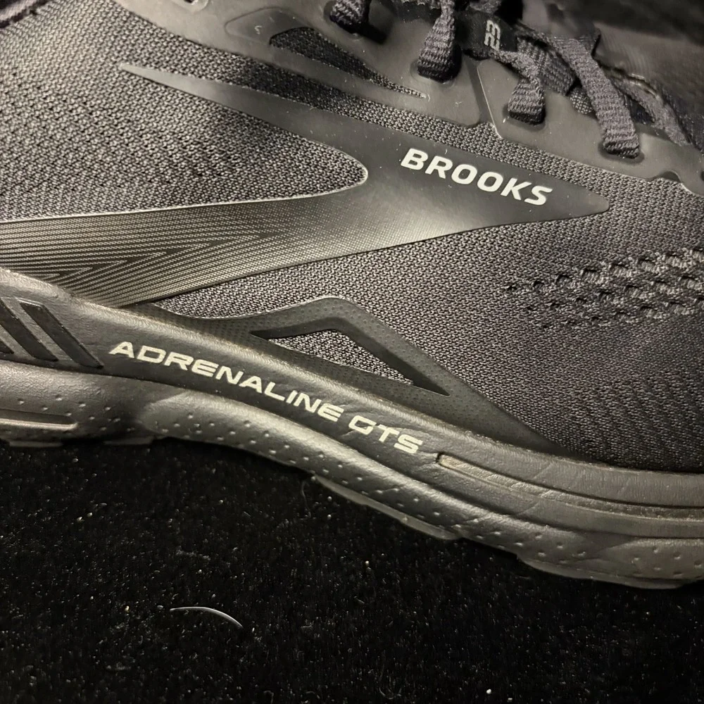 Brooks Adrenaline GTS 23 1103912E020 Mens 12 Running Shoes Black Ebony Sneakers